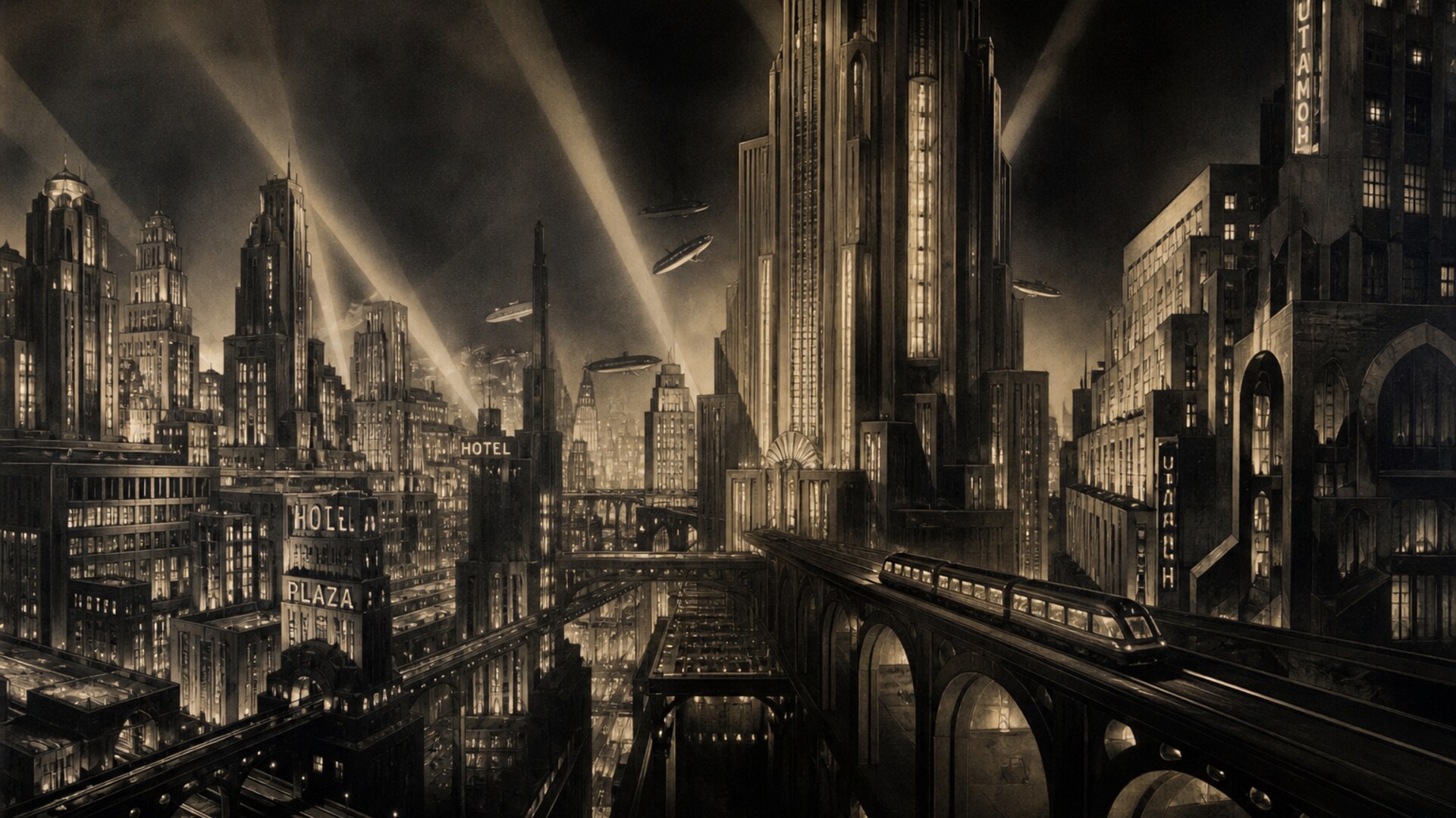 Organ-pipe towers