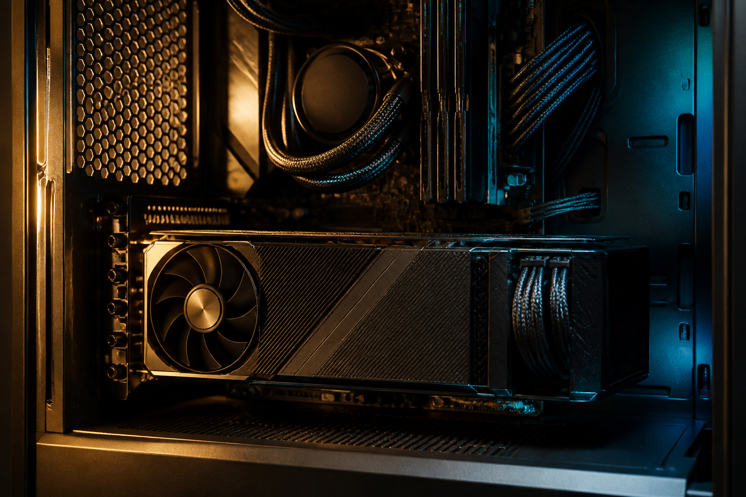 A GPU lighting a living room